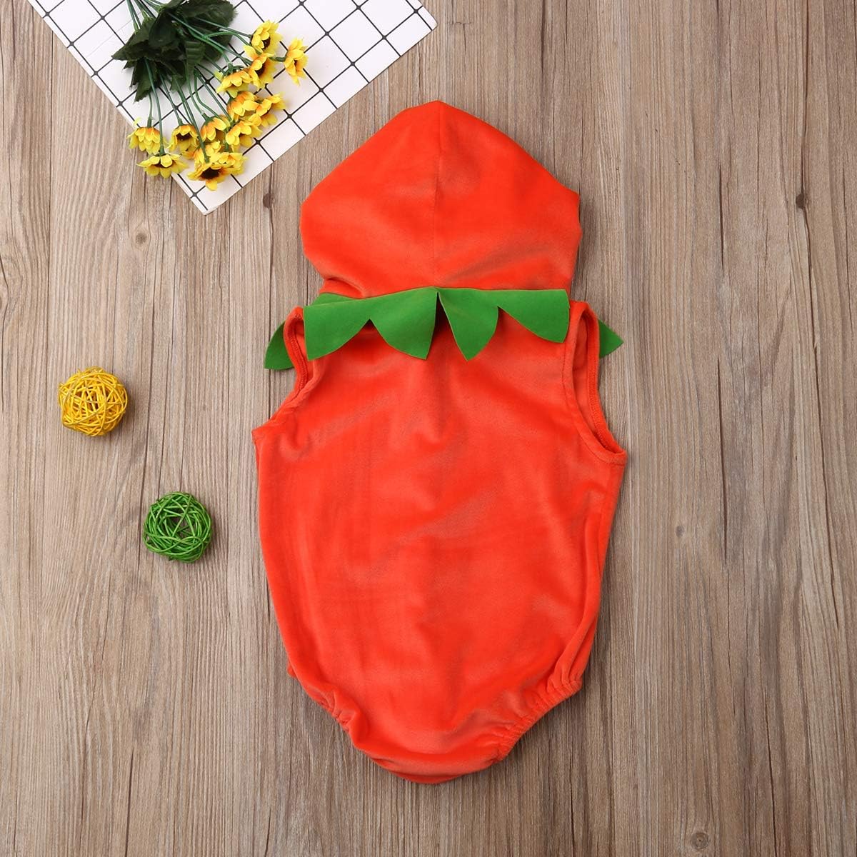 Merqwadd Halloween Toddler pumpkin costume