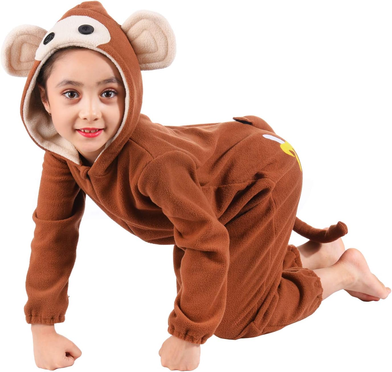 Tao-Ge Kids Monster Monkey Onesie Costume Boys Girls Halloween Trick