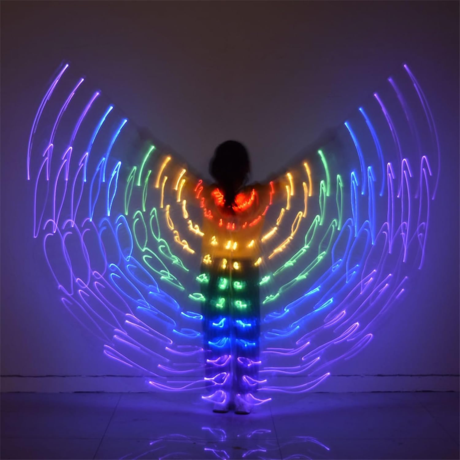 GIRLS LED BUTTERFLY WINGS COSTUME