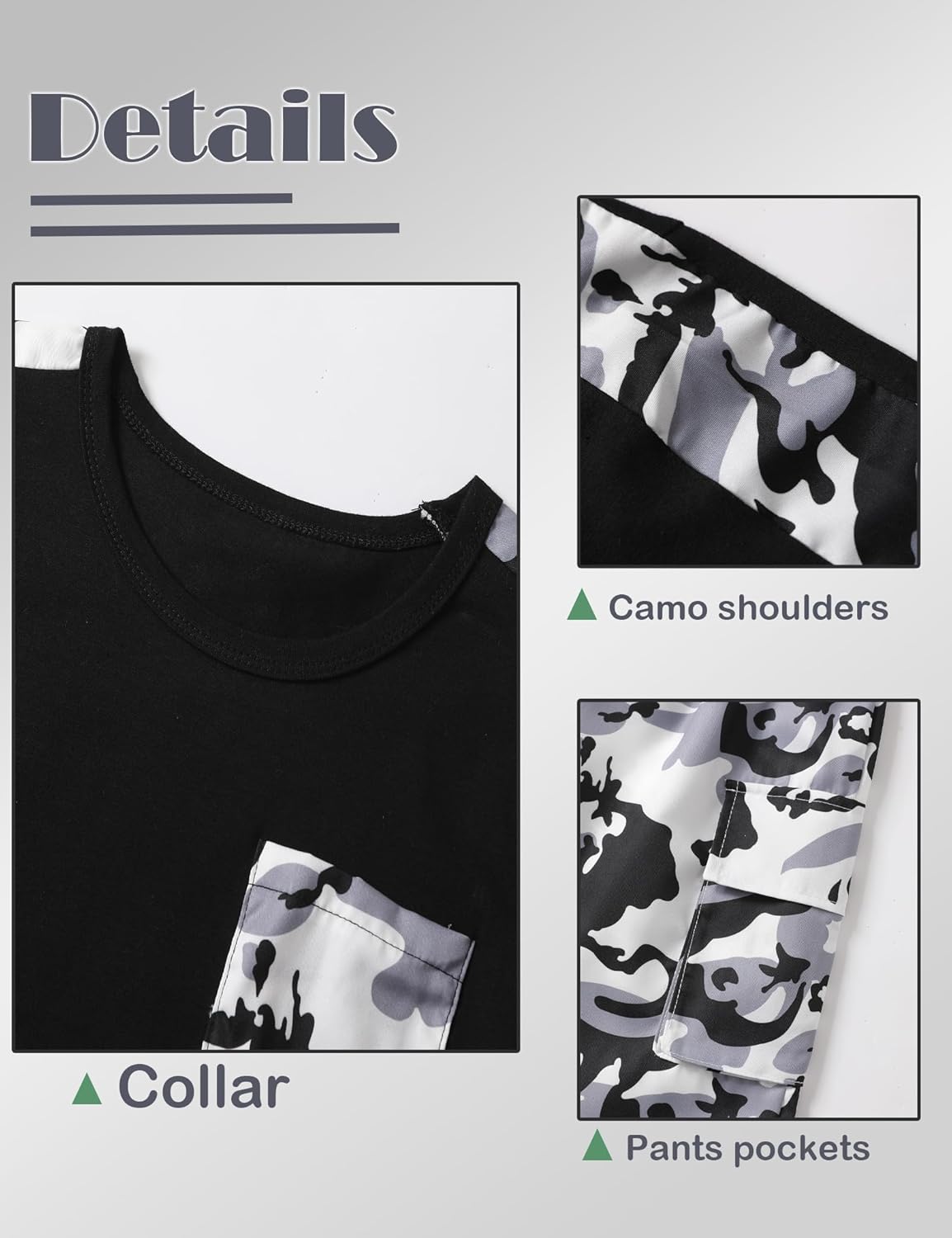Camouflage Boys Outfit