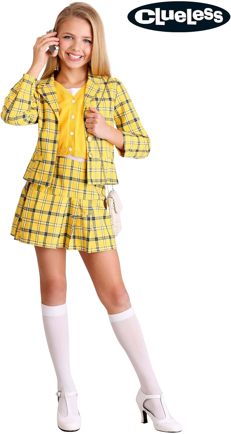 Clueless Halloween Costume 90s fashion for Kids