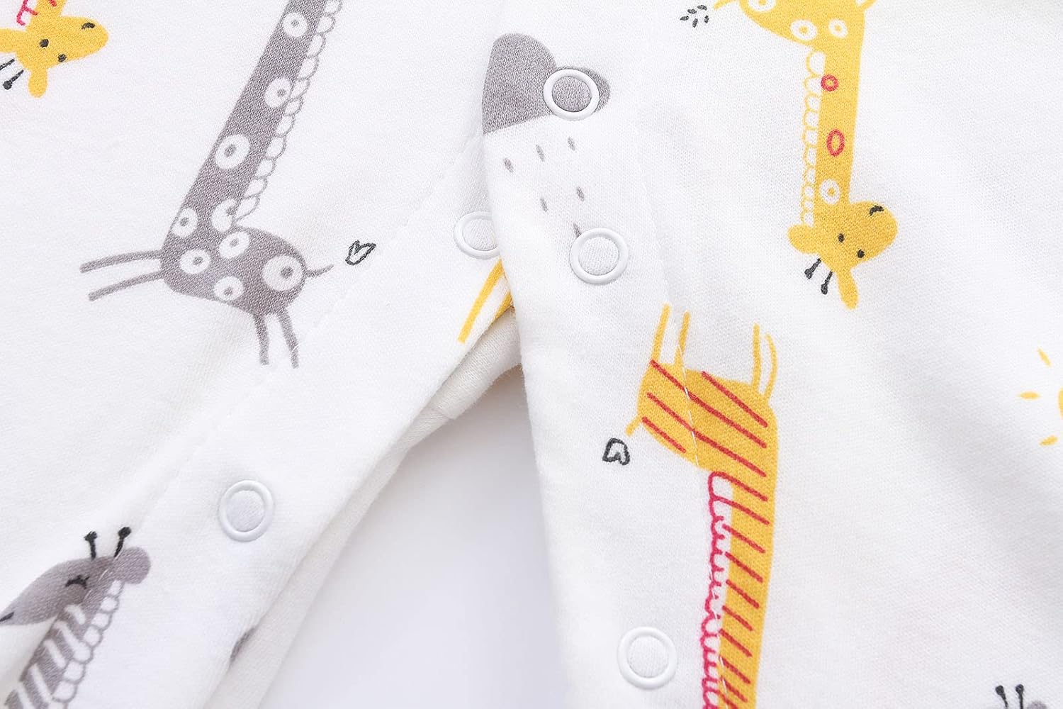 Babymine Checked Organic Cotton Onesie Romper