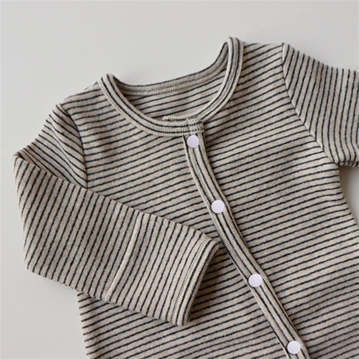 SZZY Baby Romper Autumn Striped Long Sleeve Jumpsuit 12-18 Months