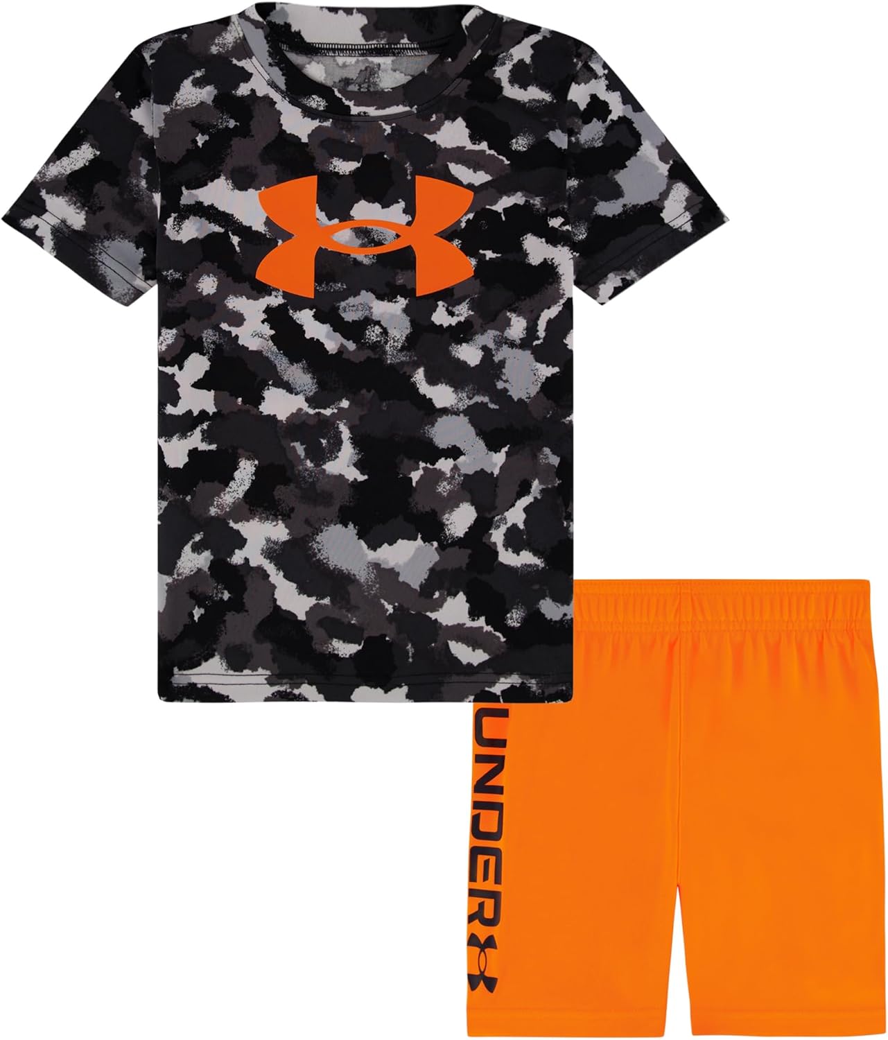 Under Armour Boys Short Sleeve Tee Short Set Lightweight Breathable