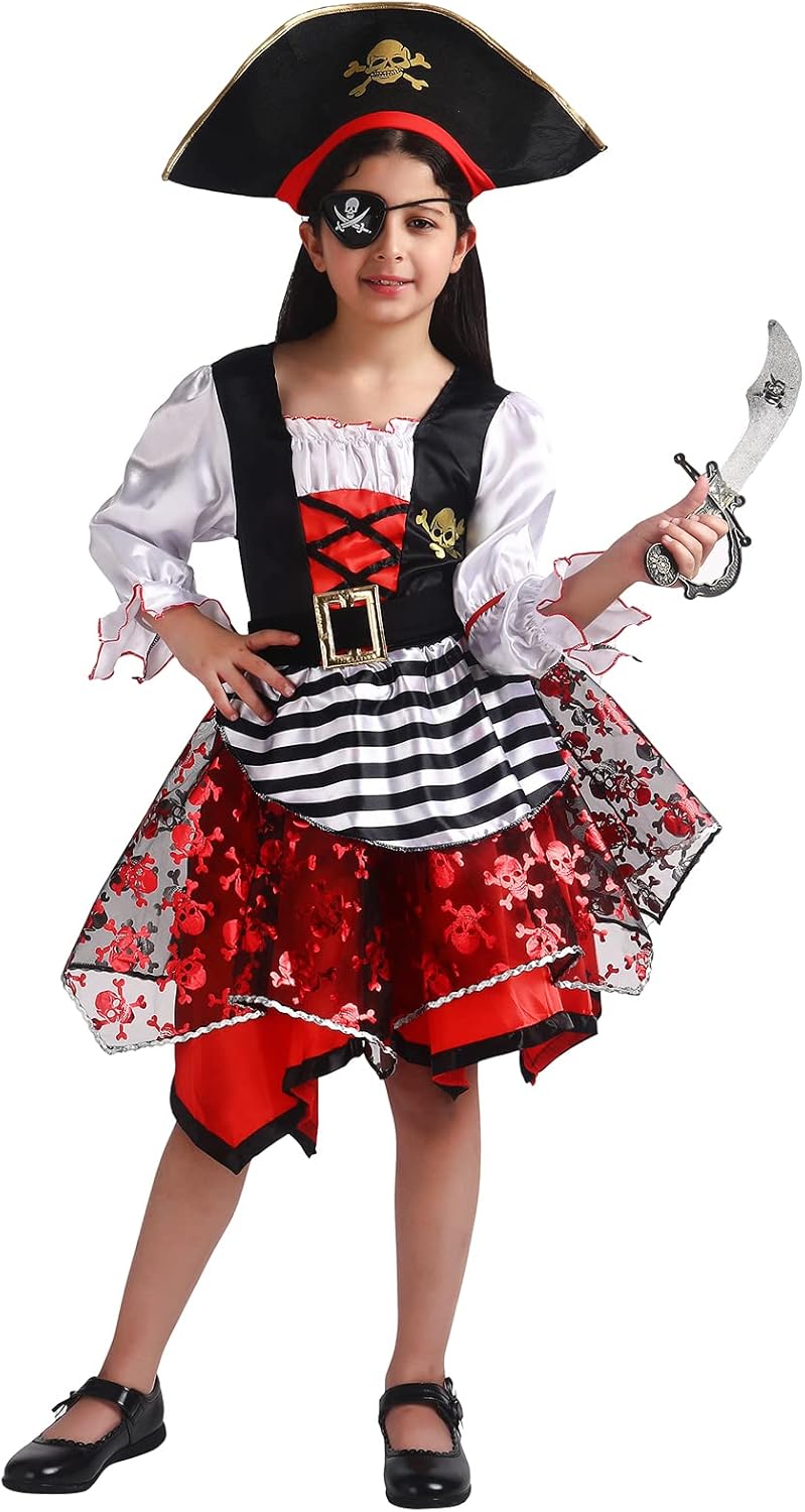 Girls Pirate Costume for Halloween Kids Costumes Kids Love