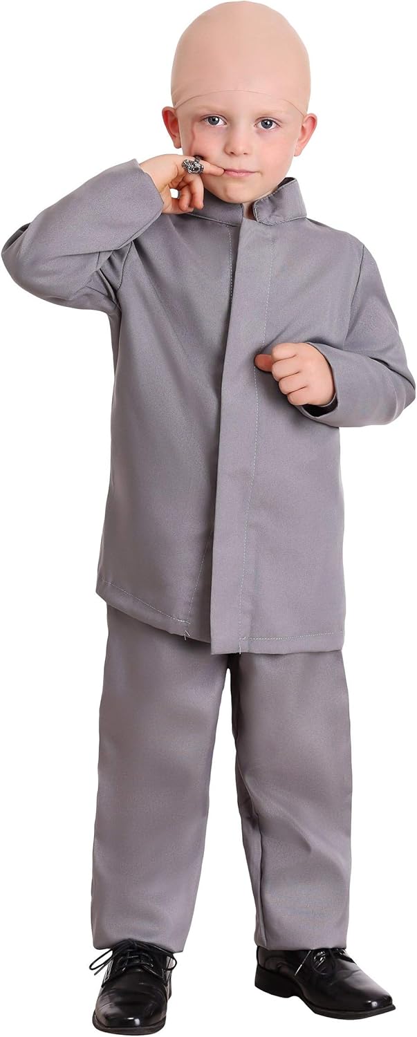 Gray Evil Man Costume for Kids - 18mo