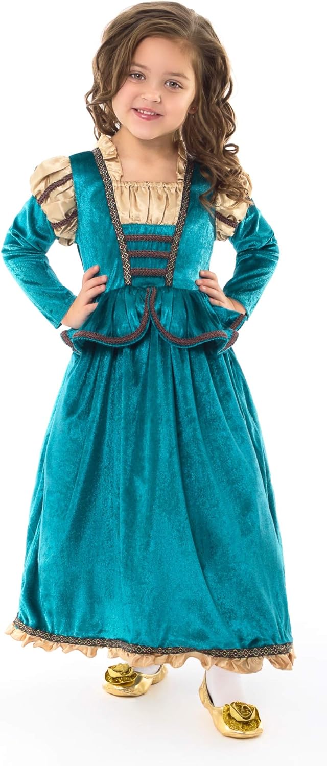 Little Adventures Princess Costume for Girls Medieval Theme