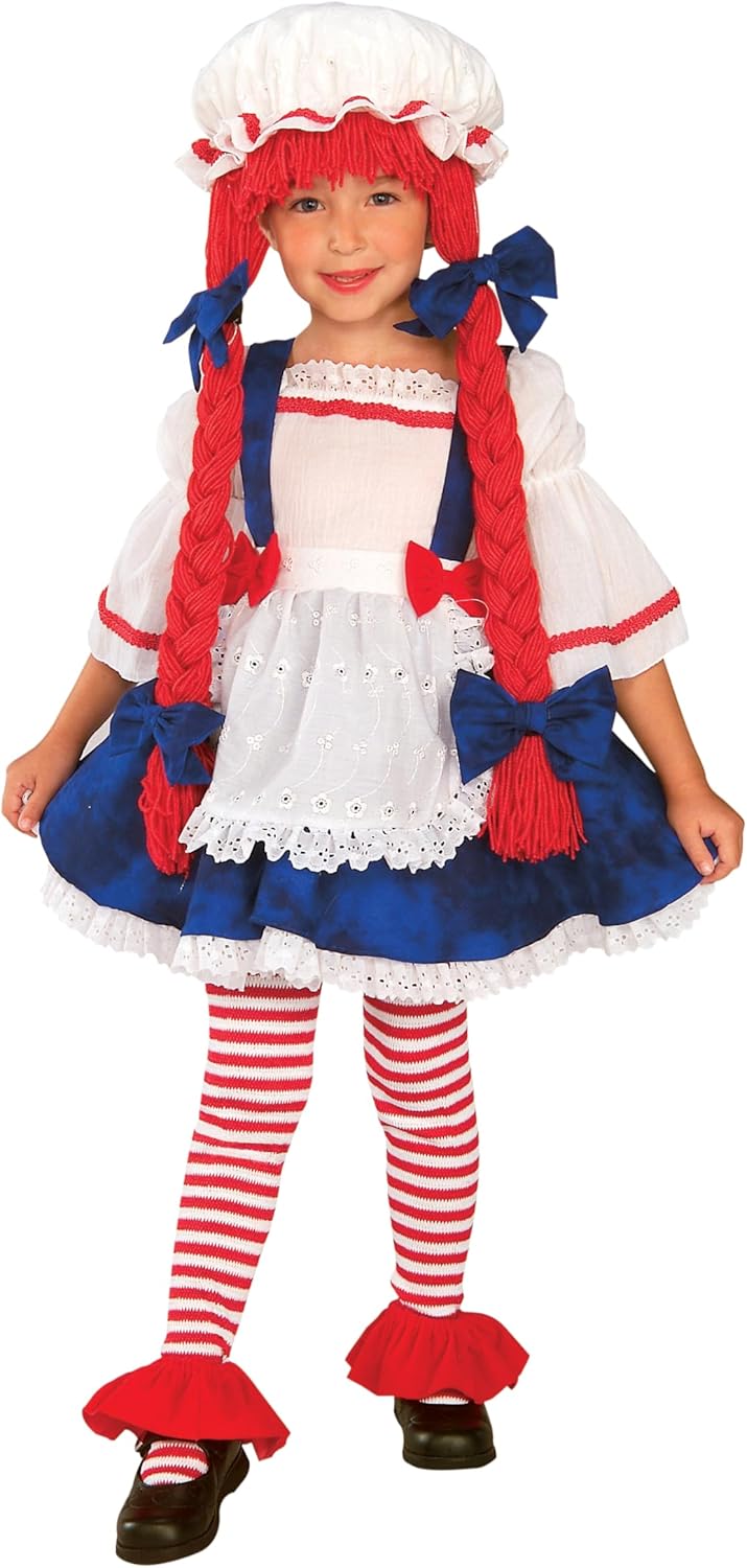 Rubies Childs Rag Doll Costume for Toddlers Themed Parties Halloween