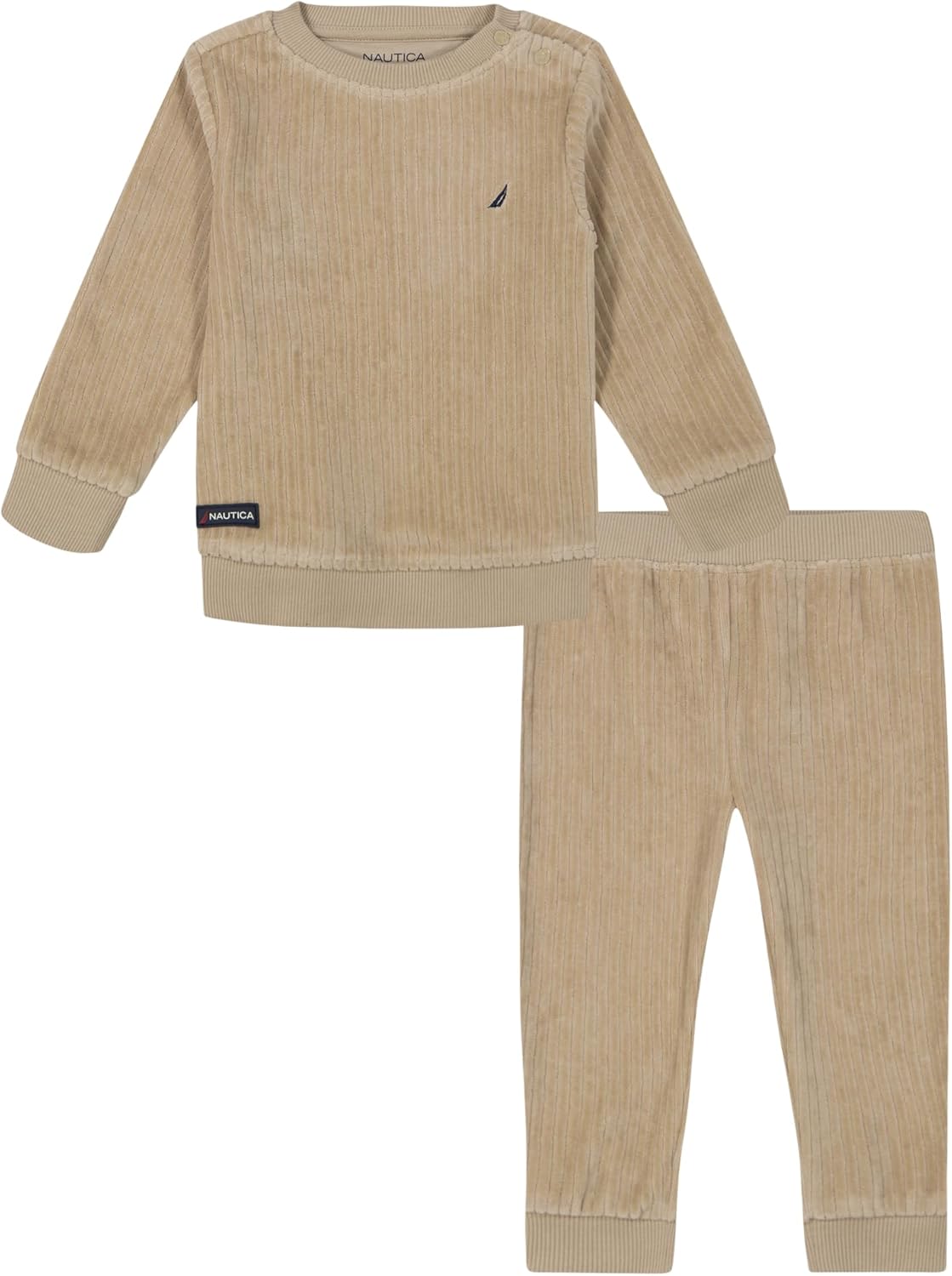 Nautica Boys 2-Piece Velour Pant Set Premium Comfort Fun