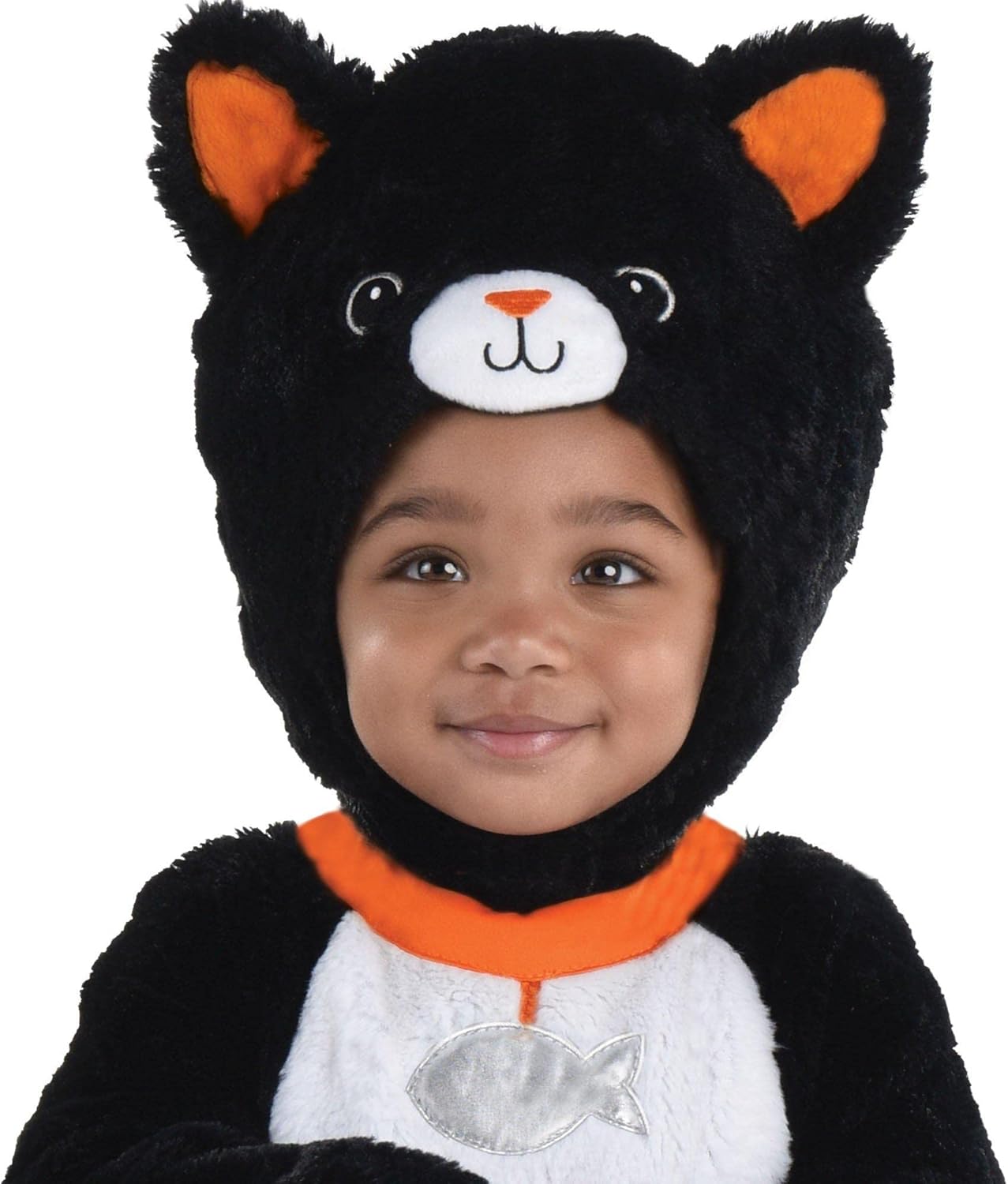 Cuddly Black Cat Costume for Kids