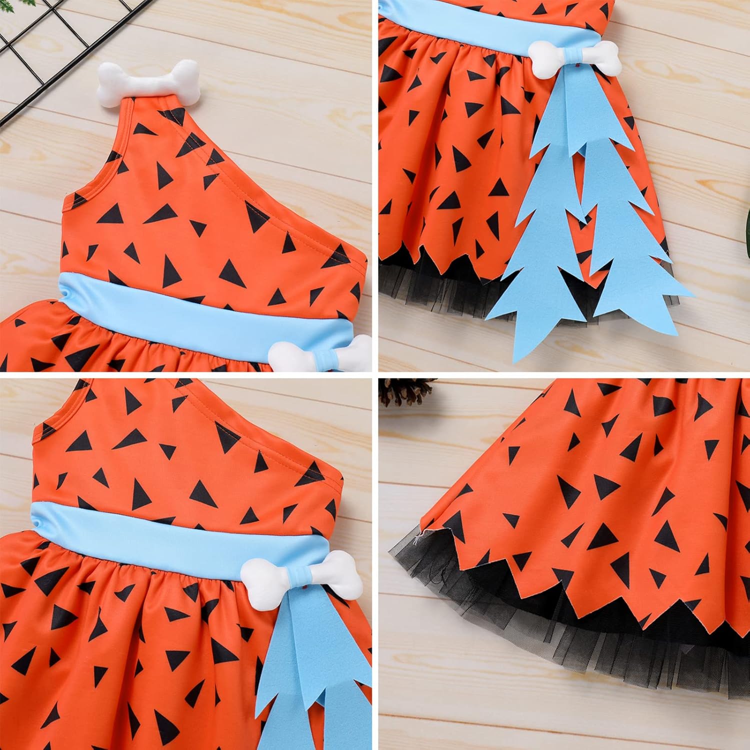 Caveman Cavegirl Halloween Costume Set for Kids