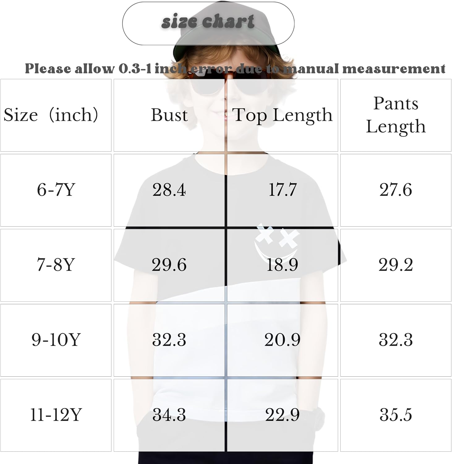 Vitalique Boys Summer Outfit T-Shirts Pants Set