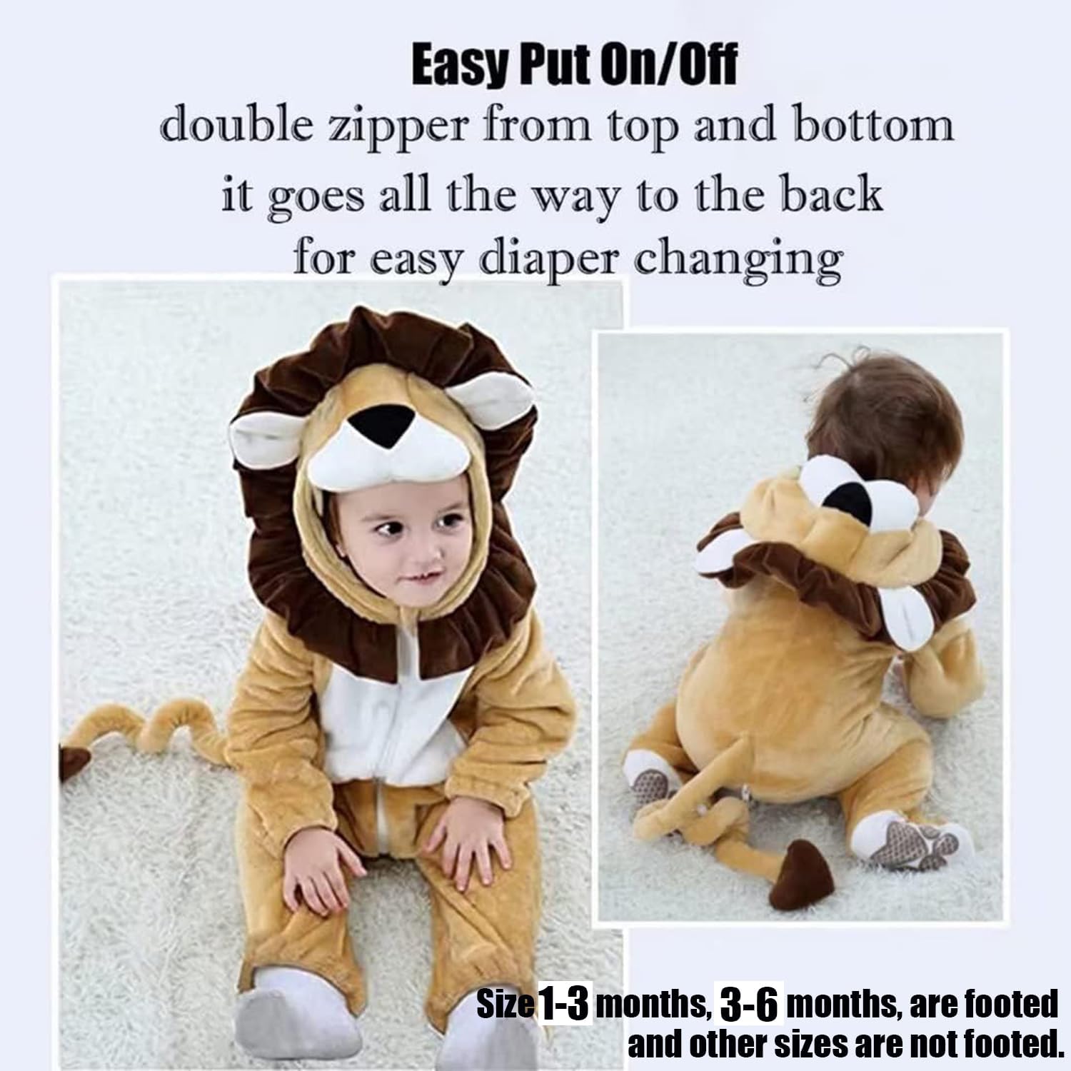 Halloween Baby Dinosaur Romper by QIAONIUNIU