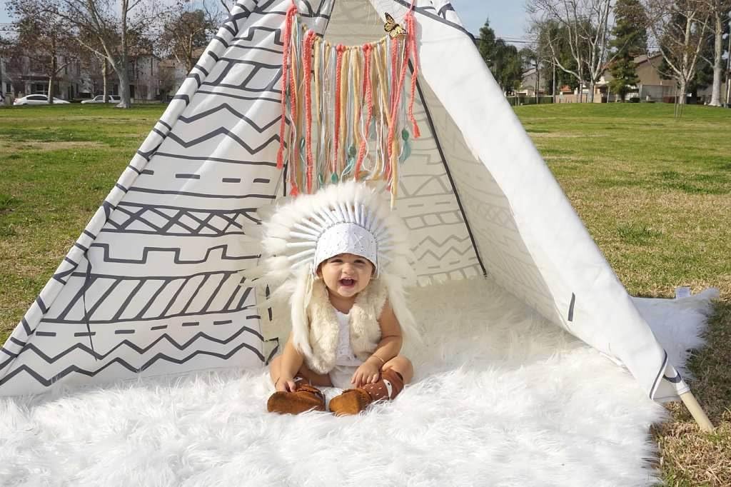 Handmade Native Feather Headdresses for Babies 0-9 Months