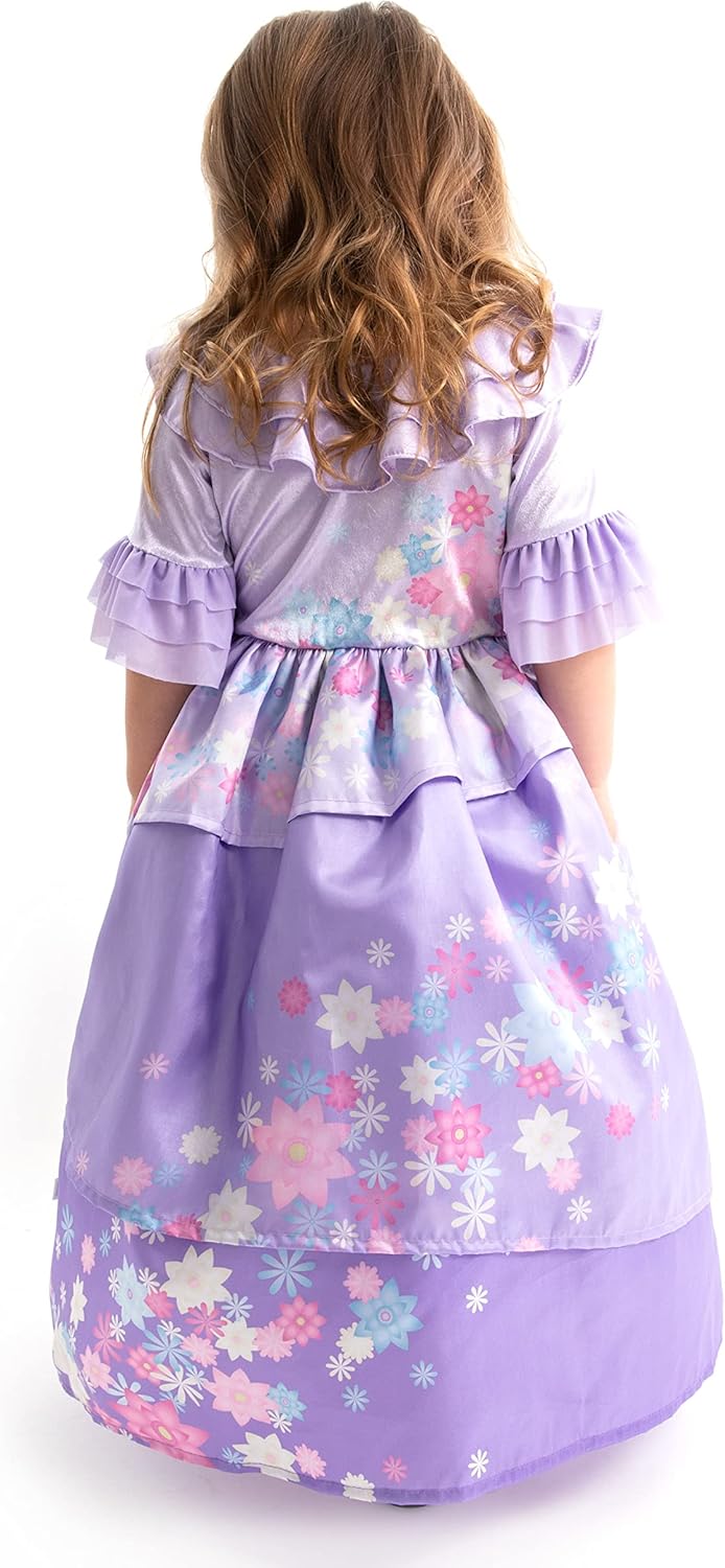 Little Adventures Flower Princess Dress Up Costume Machine Washable