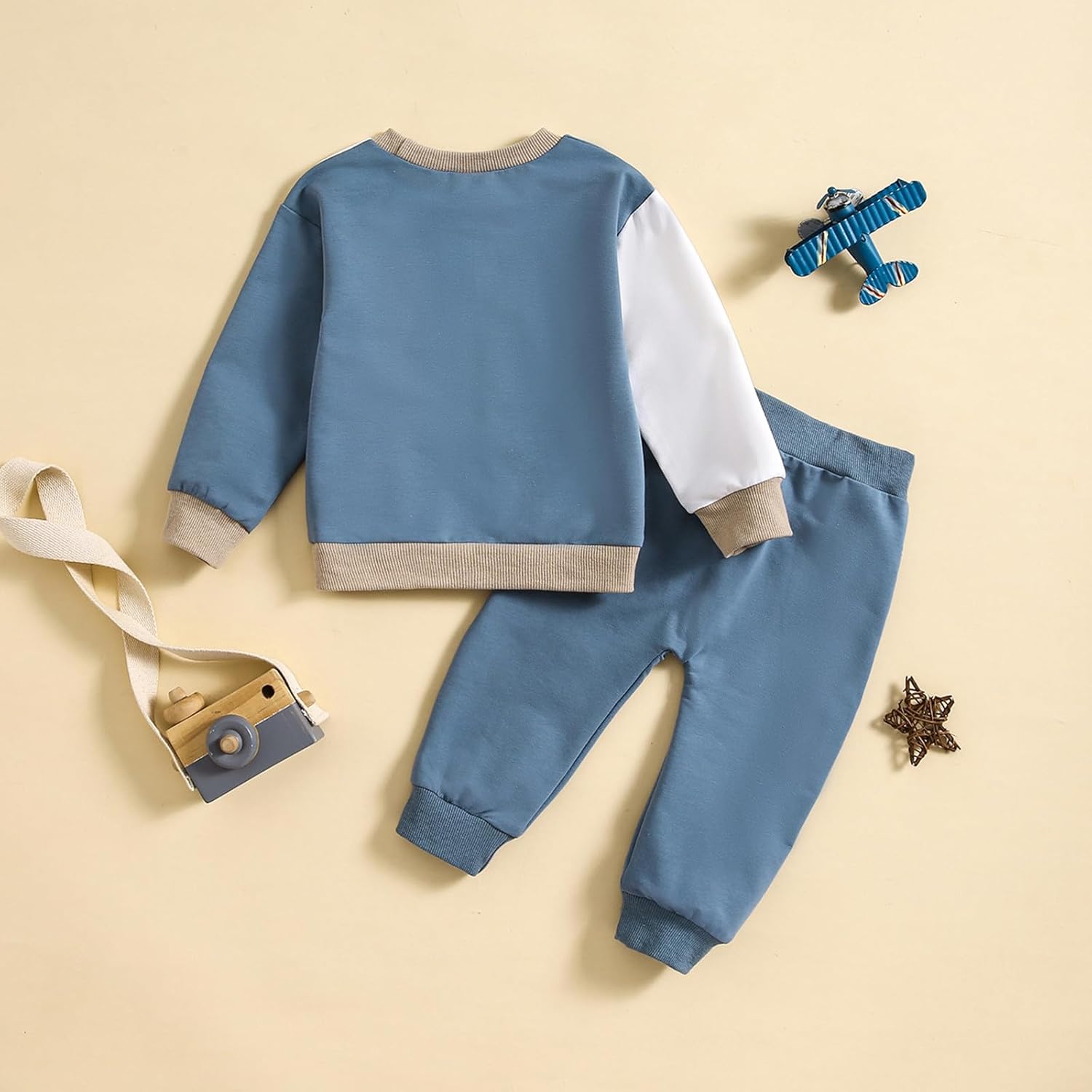 Toddler Boys Letter Print T-Shirt Pants Set