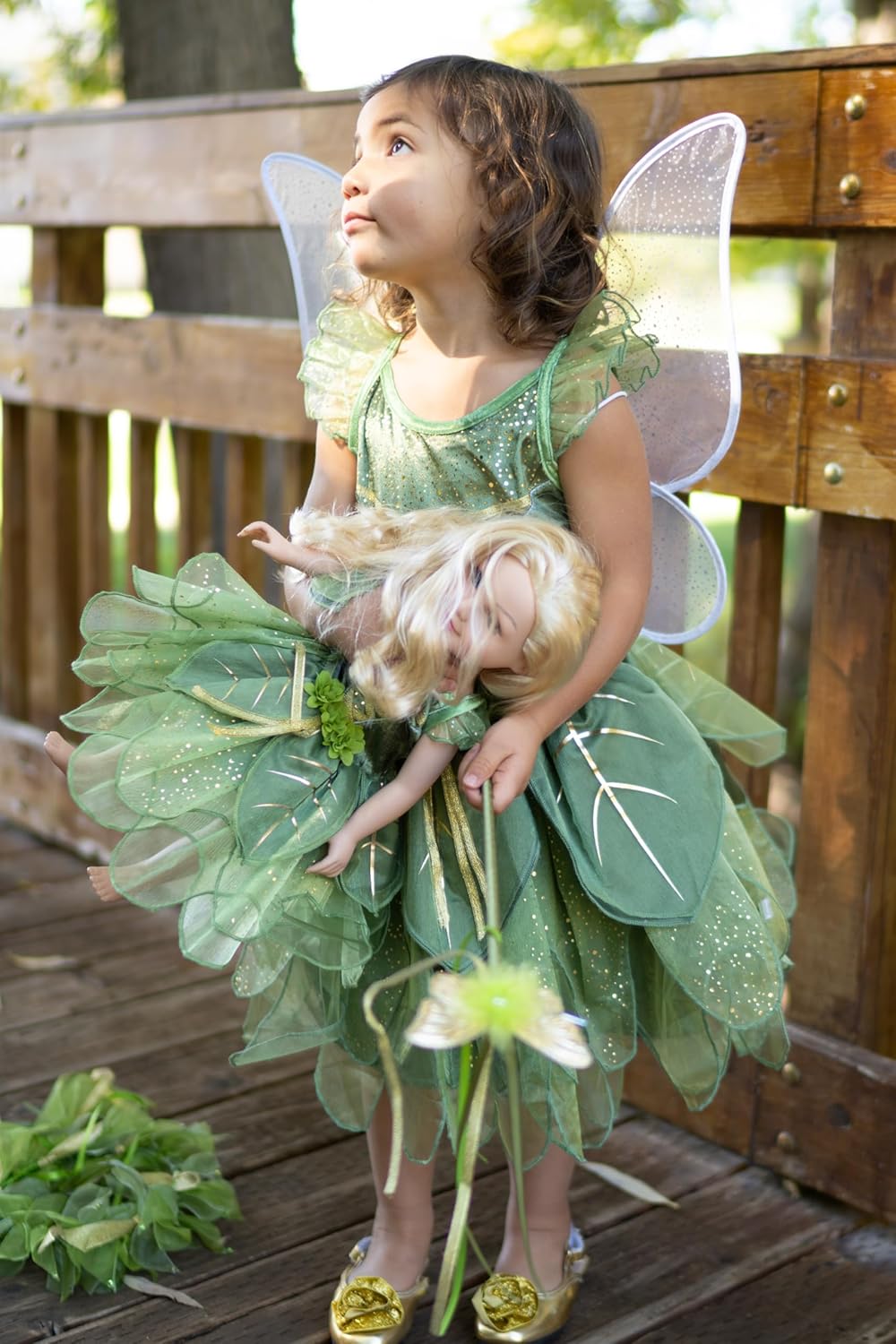 Little Adventures Pixie Tinkerbell Glowing Dress Up Costume