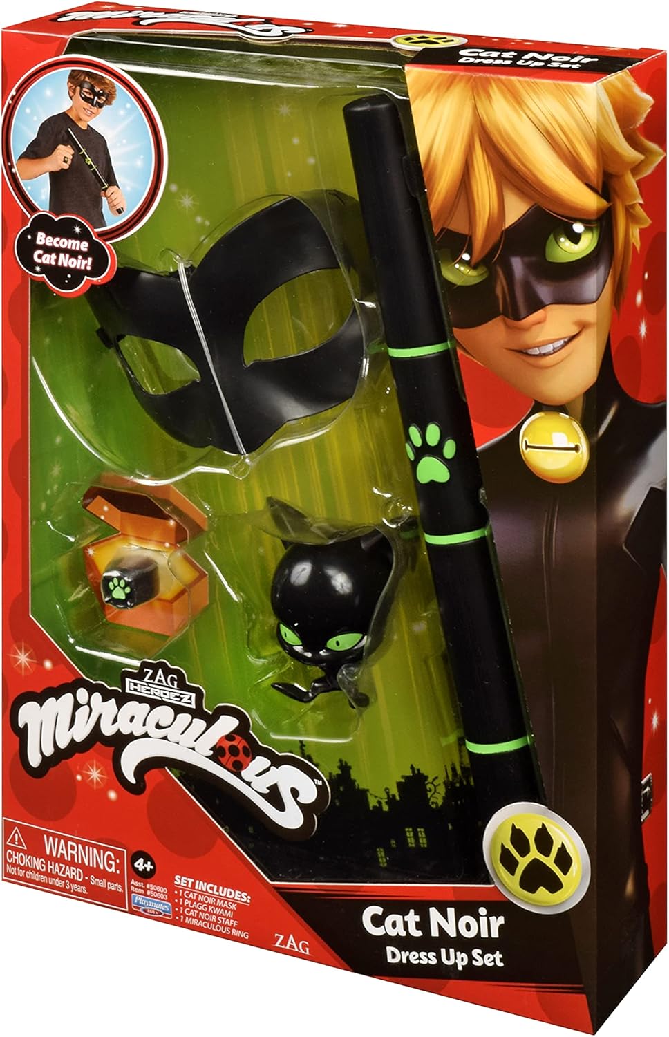 Mirror Cat Noir Super Hero Role Play Set for Kids