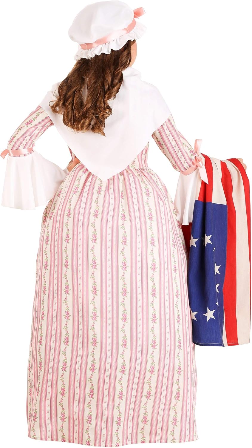 Stunning Victorian Halloween Costume Girls Betsy Ross Costume