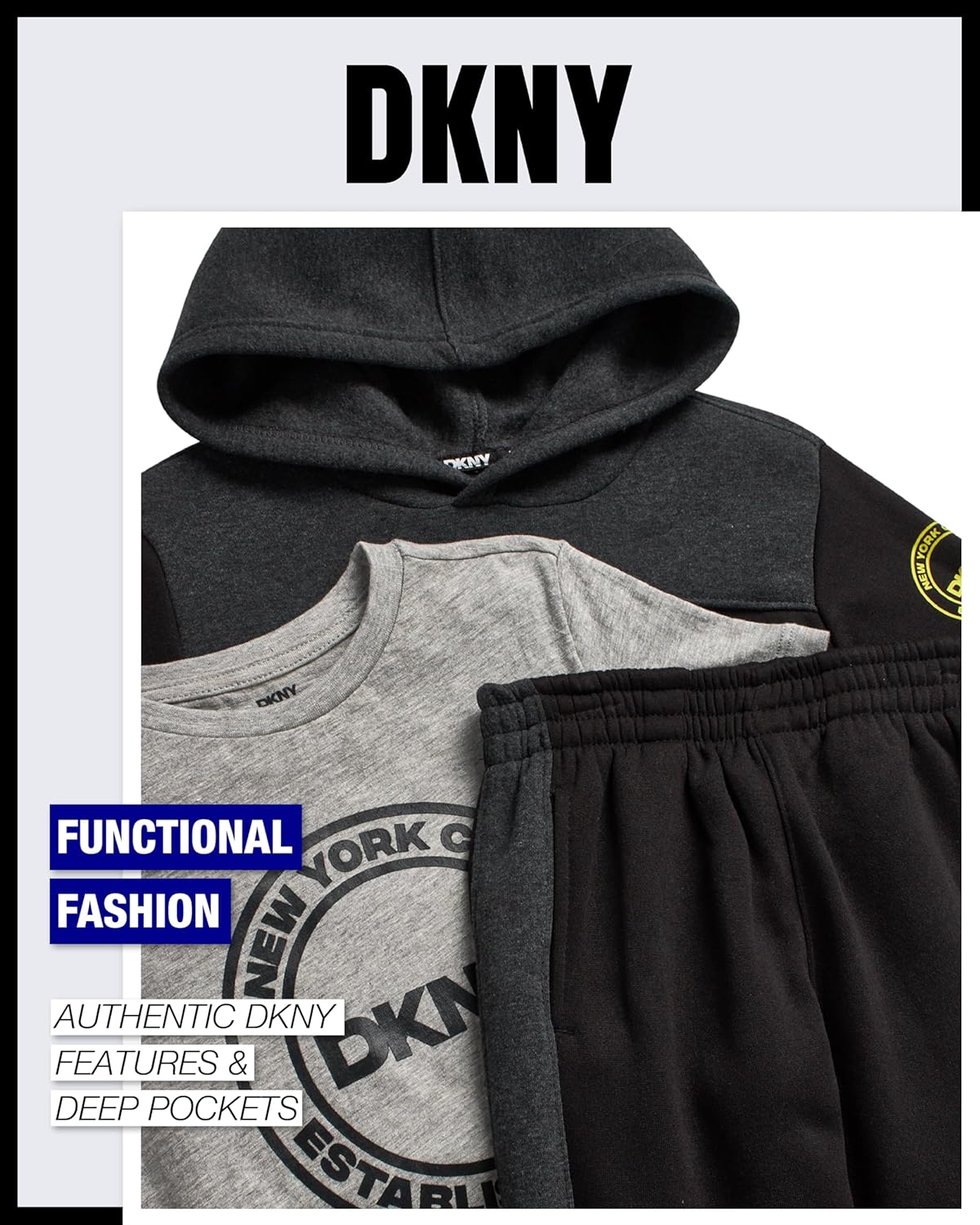 New York inspired jogger set for toddlers