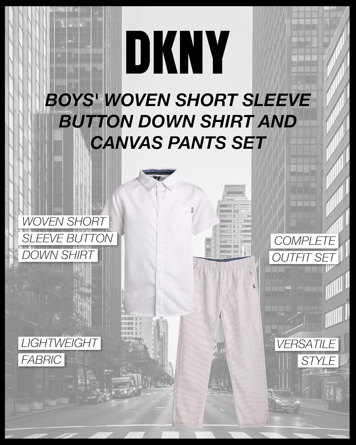 DKNY Boys 2-Piece Set Style Your Day