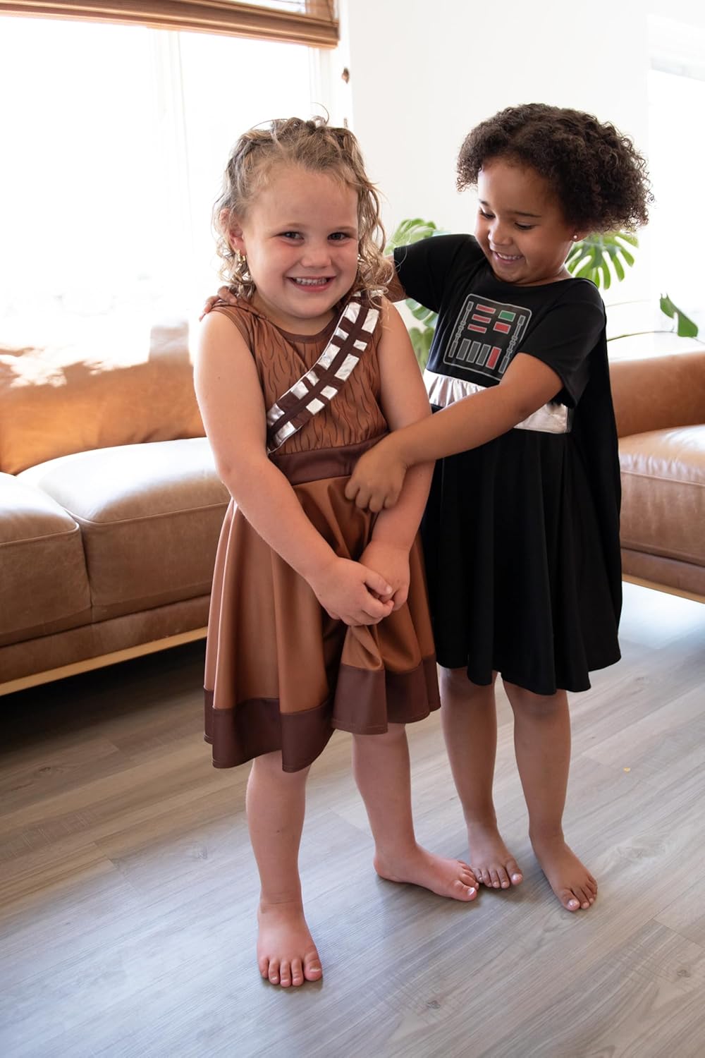 Galactic Fuzzball Twirl Dress for Kids - Machine Washable Costume