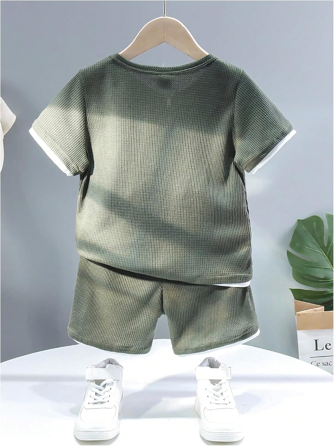 Verdusa Kids 2-Piece Casual Outfits Soft Stretchy for Toddler Boys
