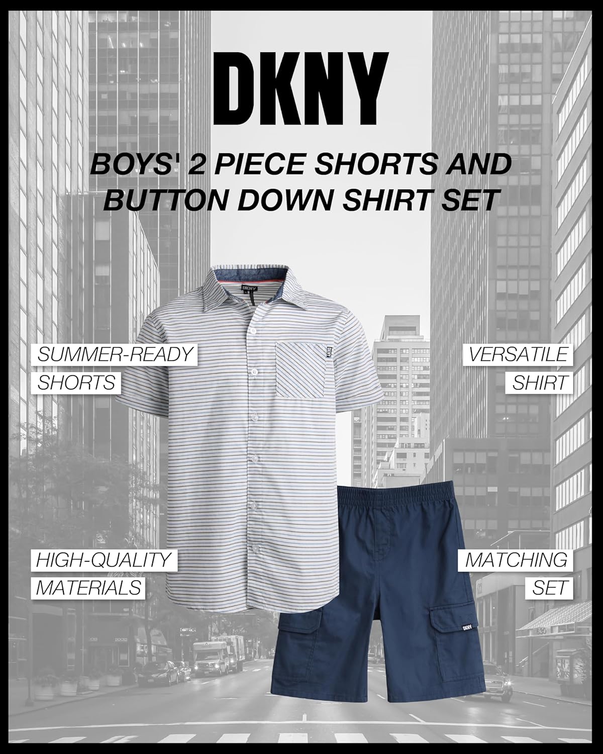 DKNY Boys Growth Set - New York City Style Essentials