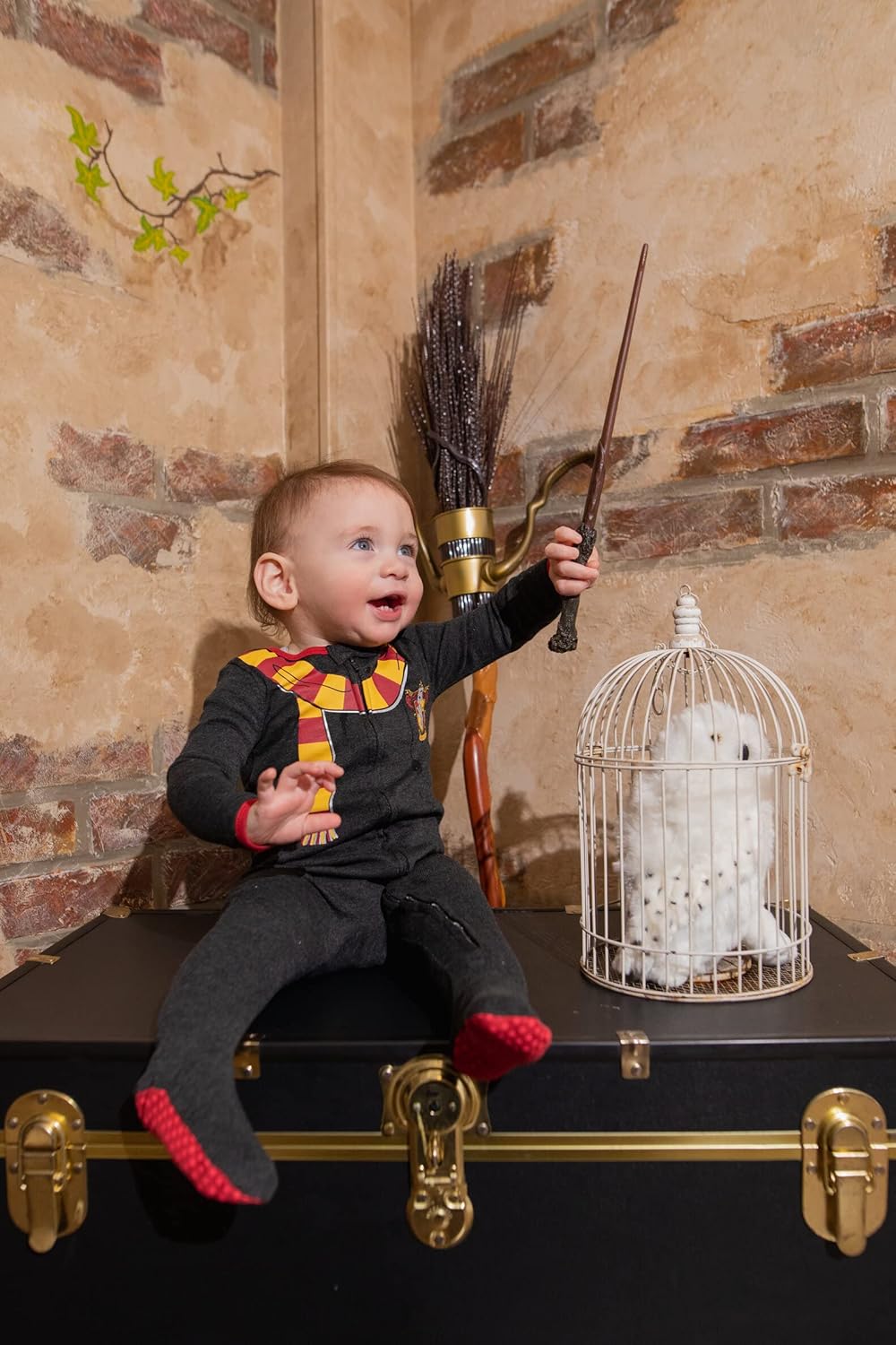 Harry Potter Baby 2-Piece Costume Sleep N Play Coveralls