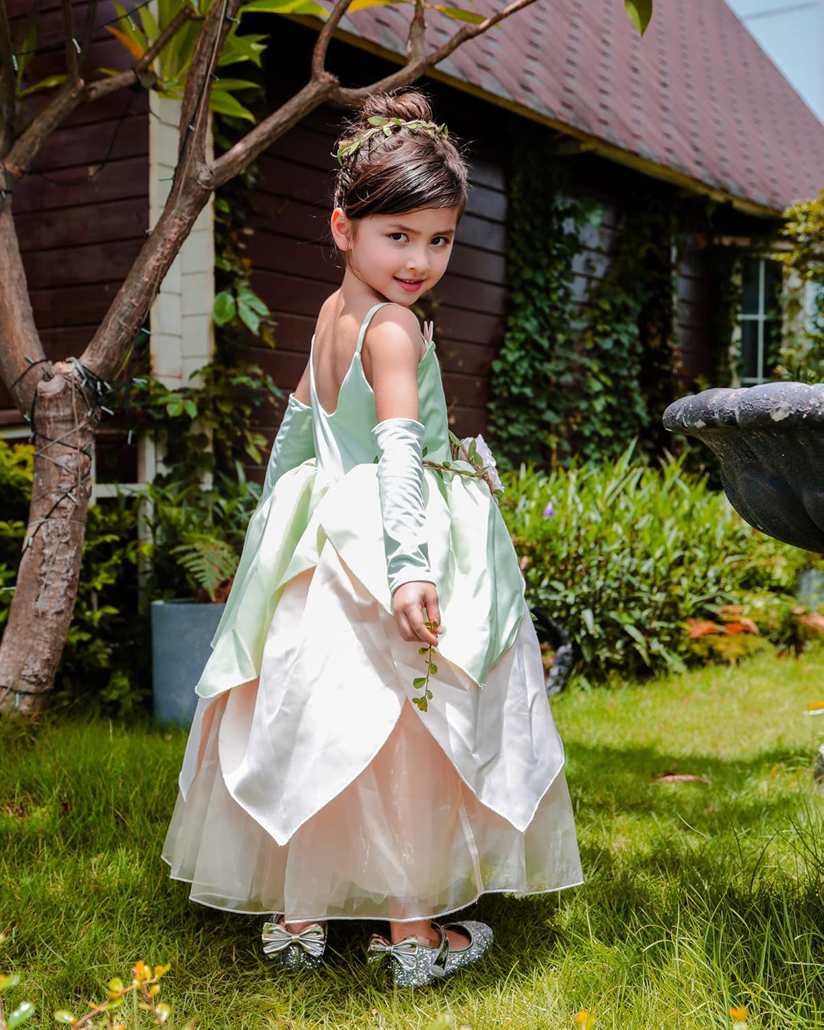 TYHTYM Princess Halloween Party Costume for Little Girls