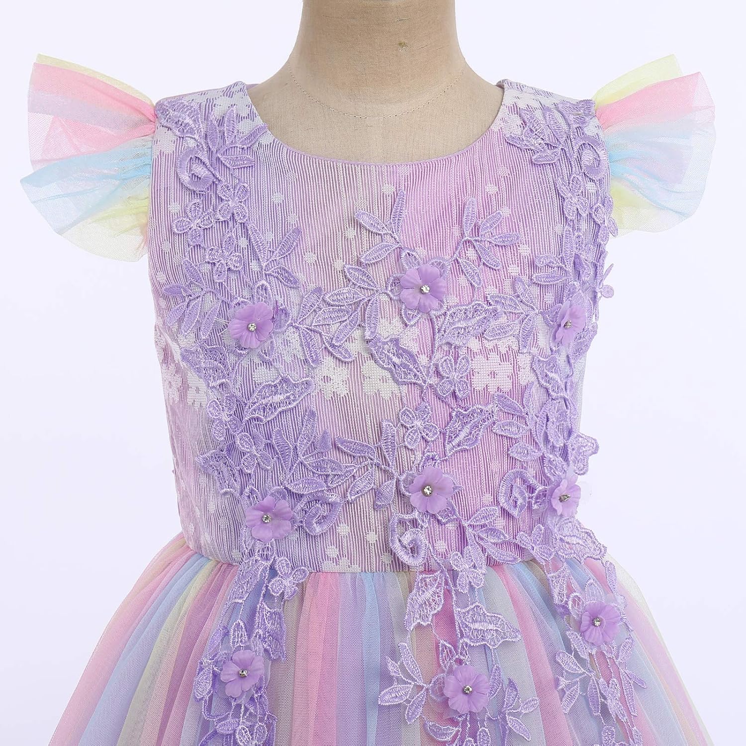 Floral Boho Maxi Dress - Princess Party Bridesmaid Design