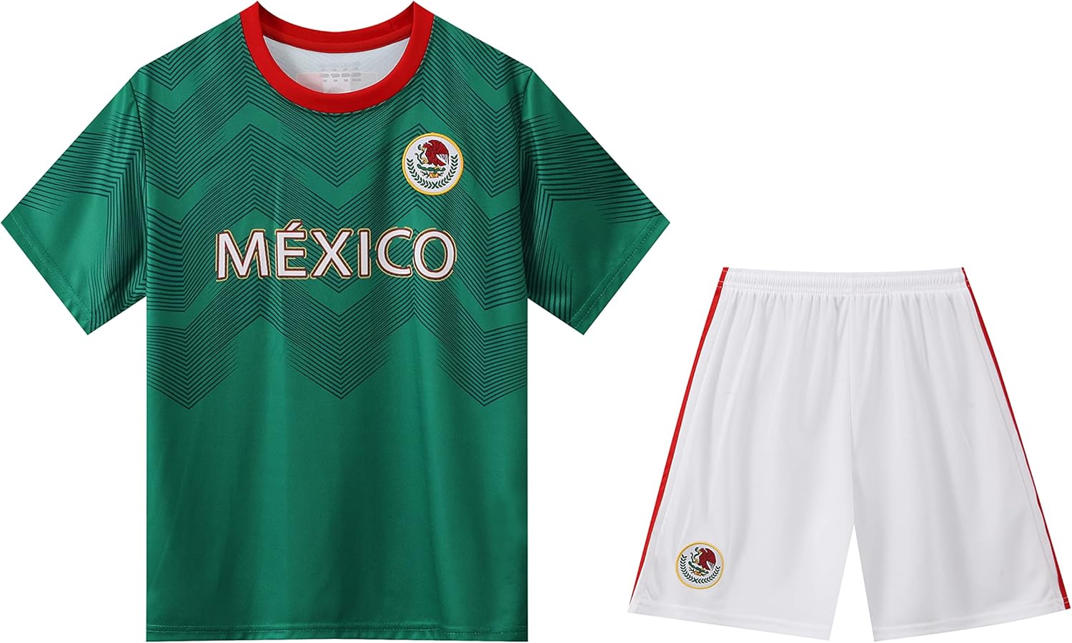 Shanovelle Mexico Kids Boys Youth Soccer Kit