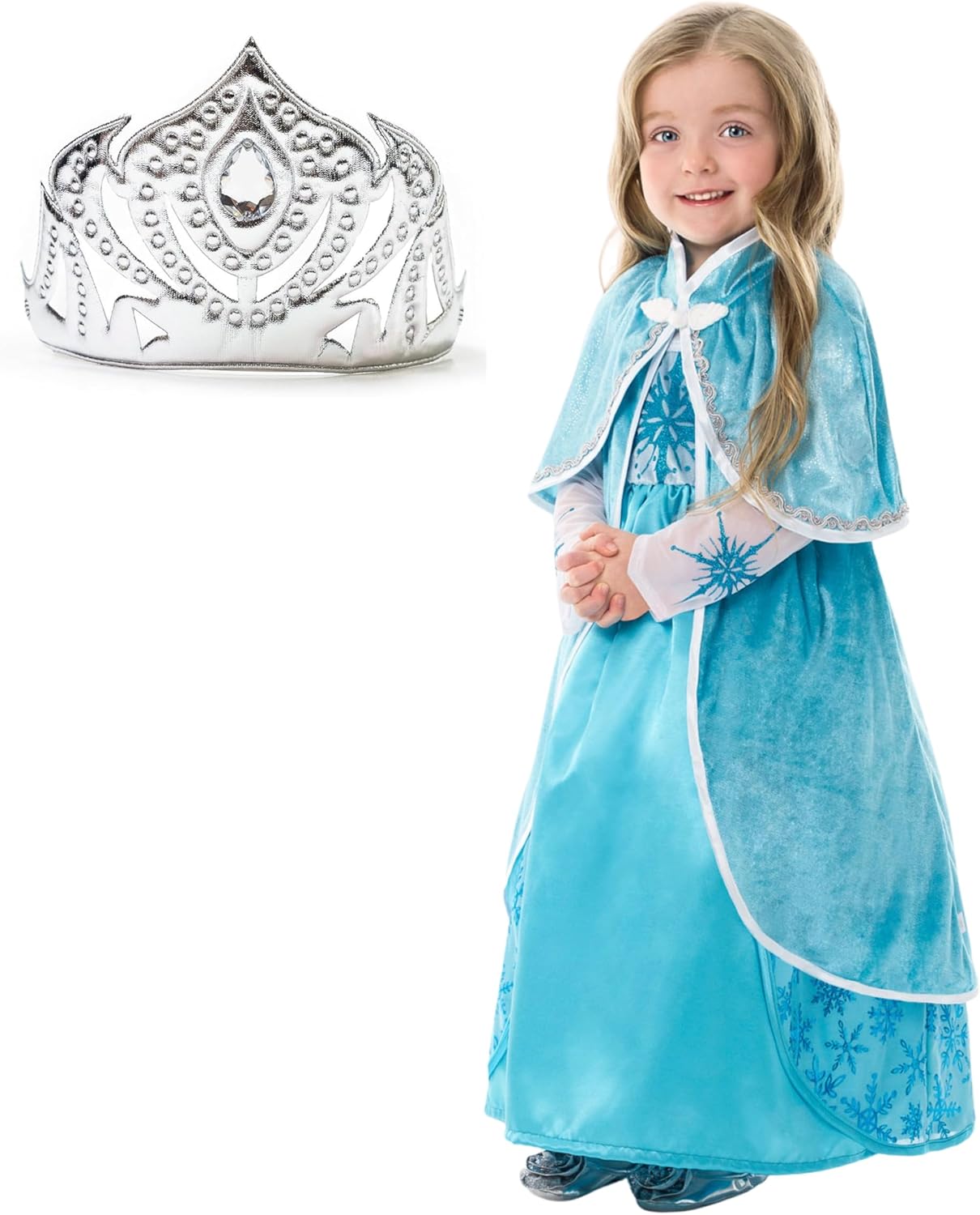 Little Adventures Ice Princess Dress with Cloak Set