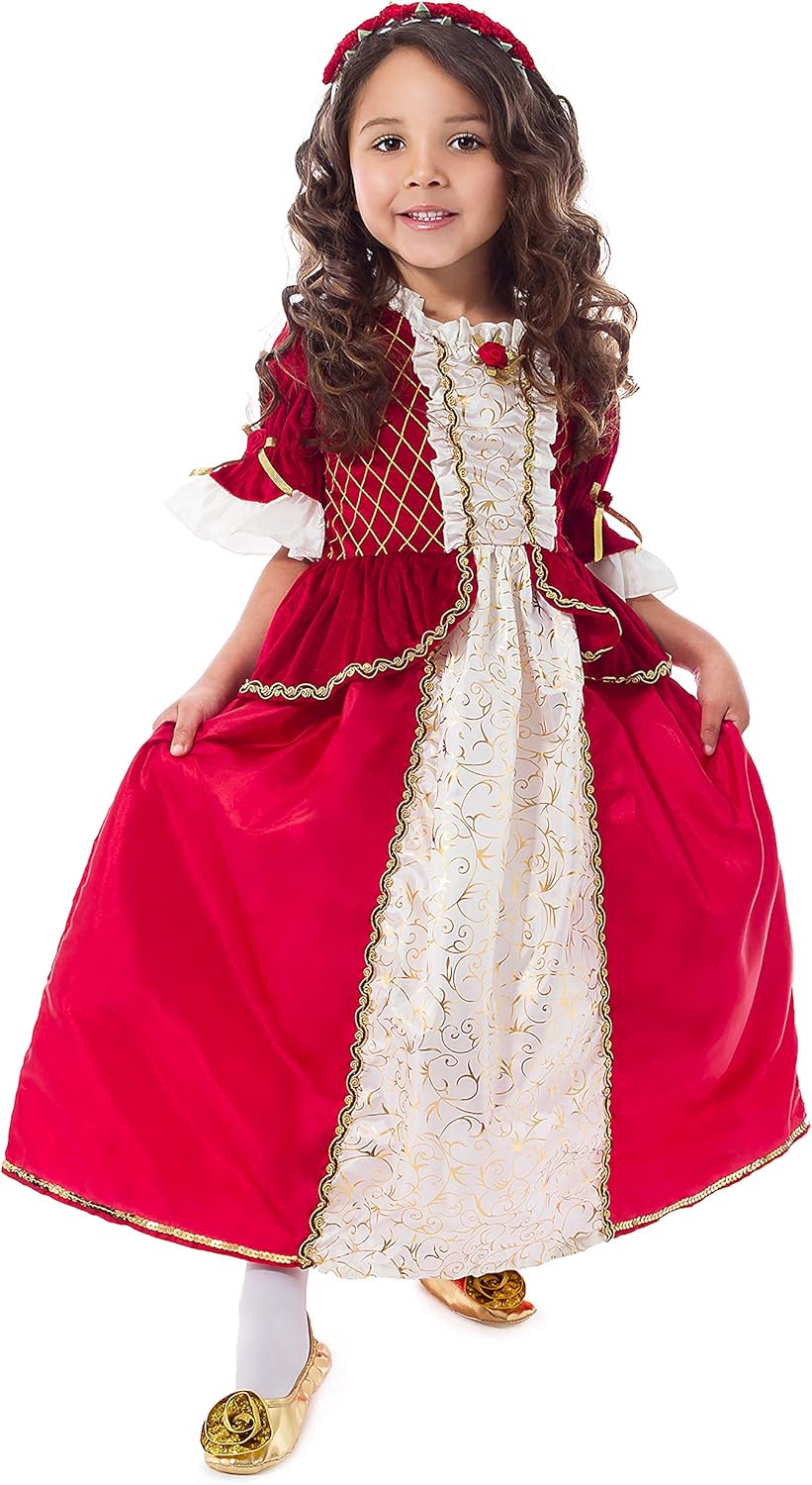 Enchanting Winter Princess Dress Up Costume Perfect for Hero Girls and Halloween
