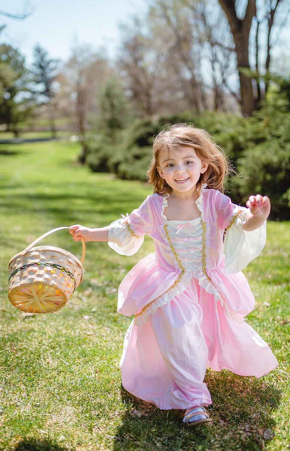 Little Adventures Pink Renaissance Princess Costume for Girls 5-7