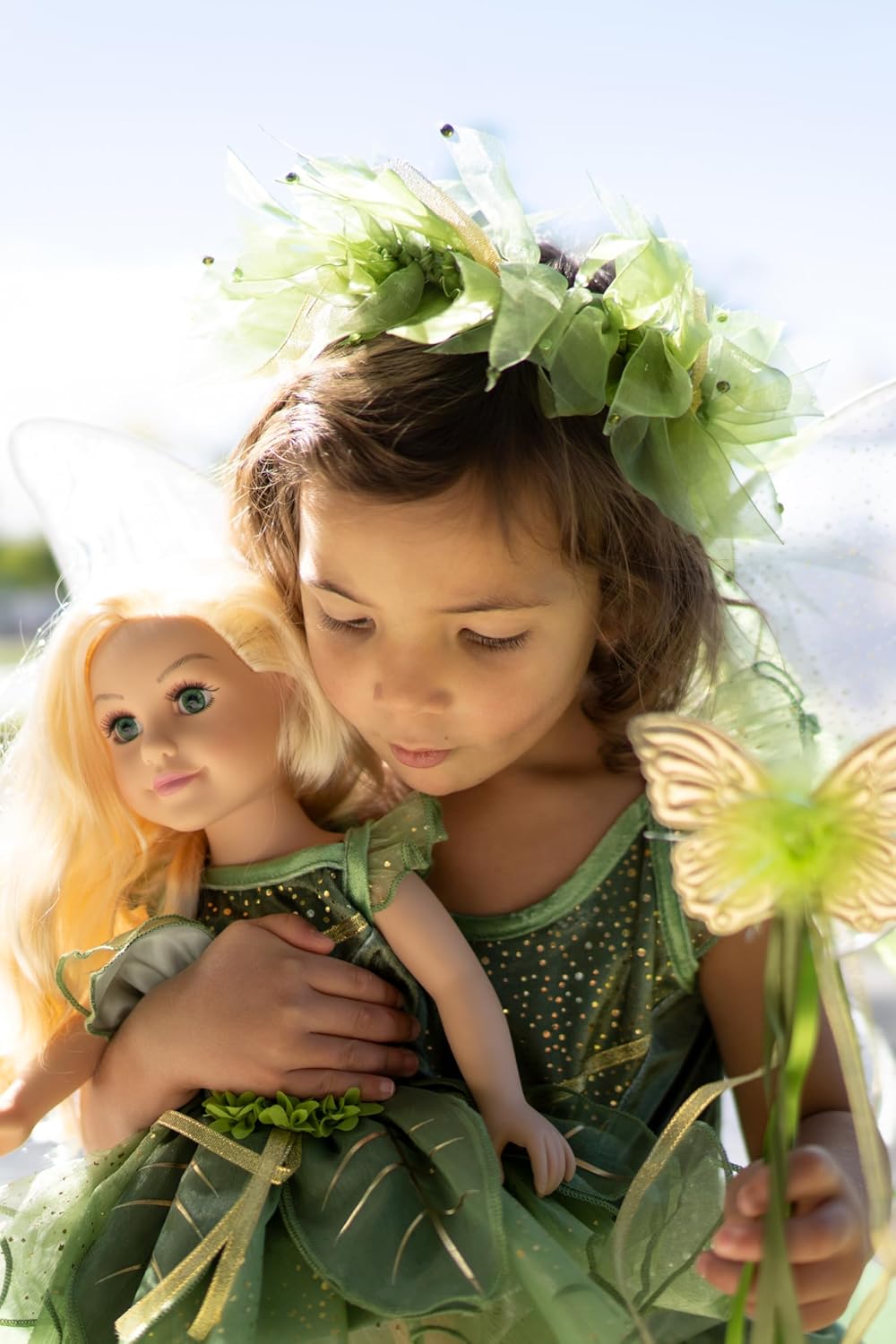 Little Adventures Pixie Tinkerbell Glowing Dress Up Costume
