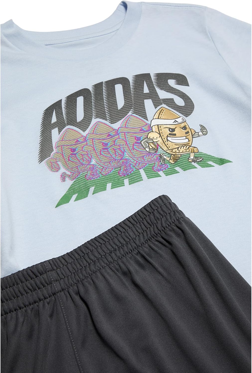 Adidas Boys Short Sleeve T-Shirt Poly Short Set