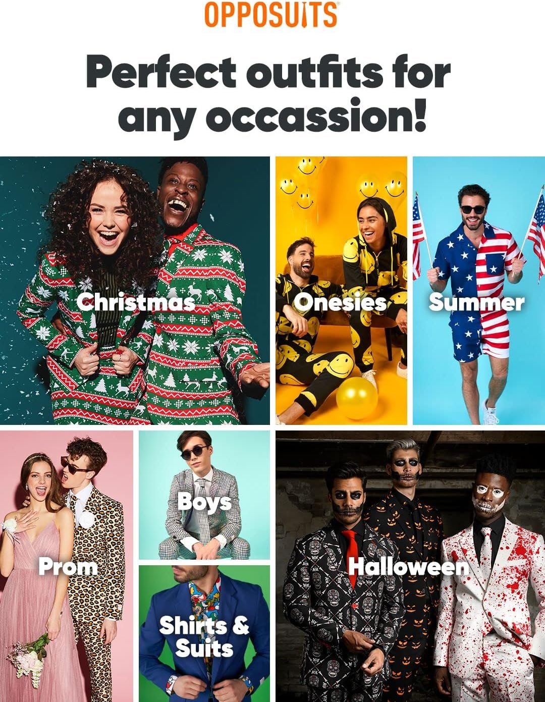 Opposuits Boys Festive Christmas Suit - Perfect for Xmas