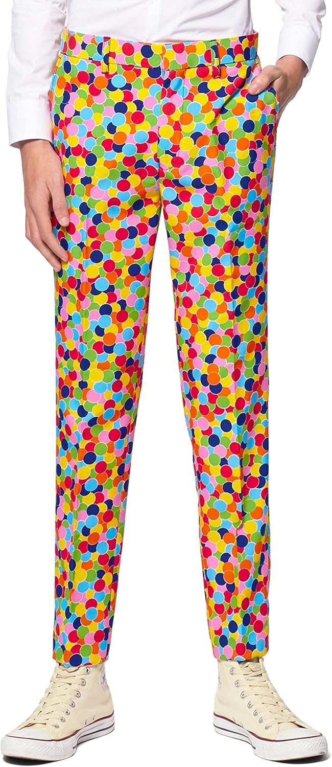 Confetti Suit for Teen Boys Aged 10-16 - Slim Fit - PDF party