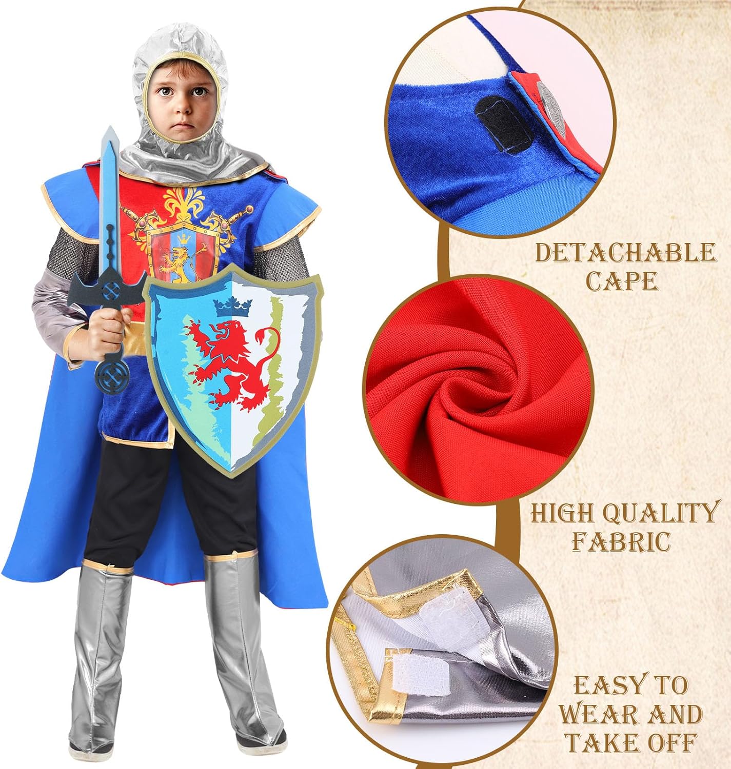 Medieval Knight Costume for Kids