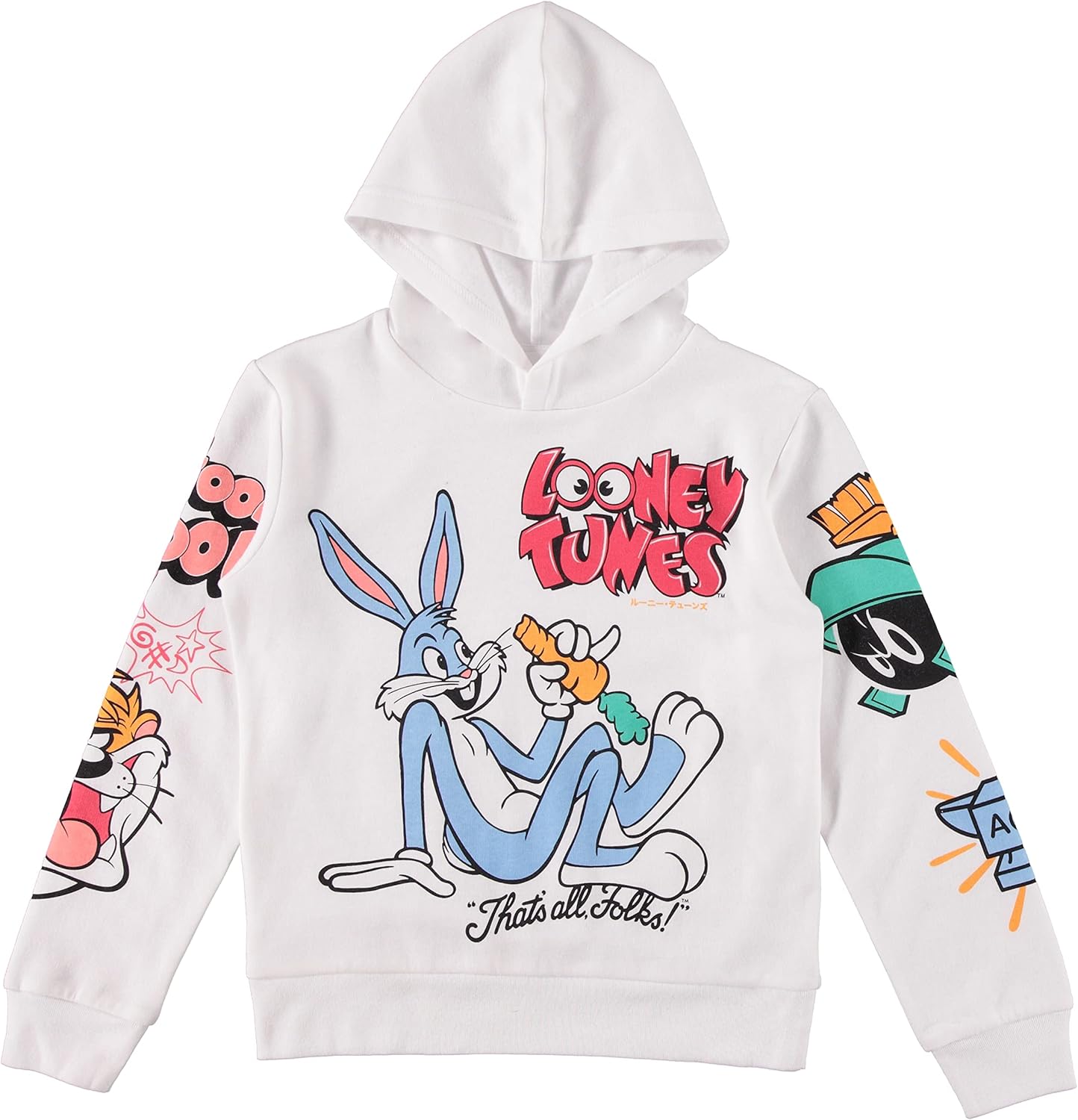 Looney Tunes Boys 4-16 Nostalgic Graphic-Hoodie Jogger Set - Licensed