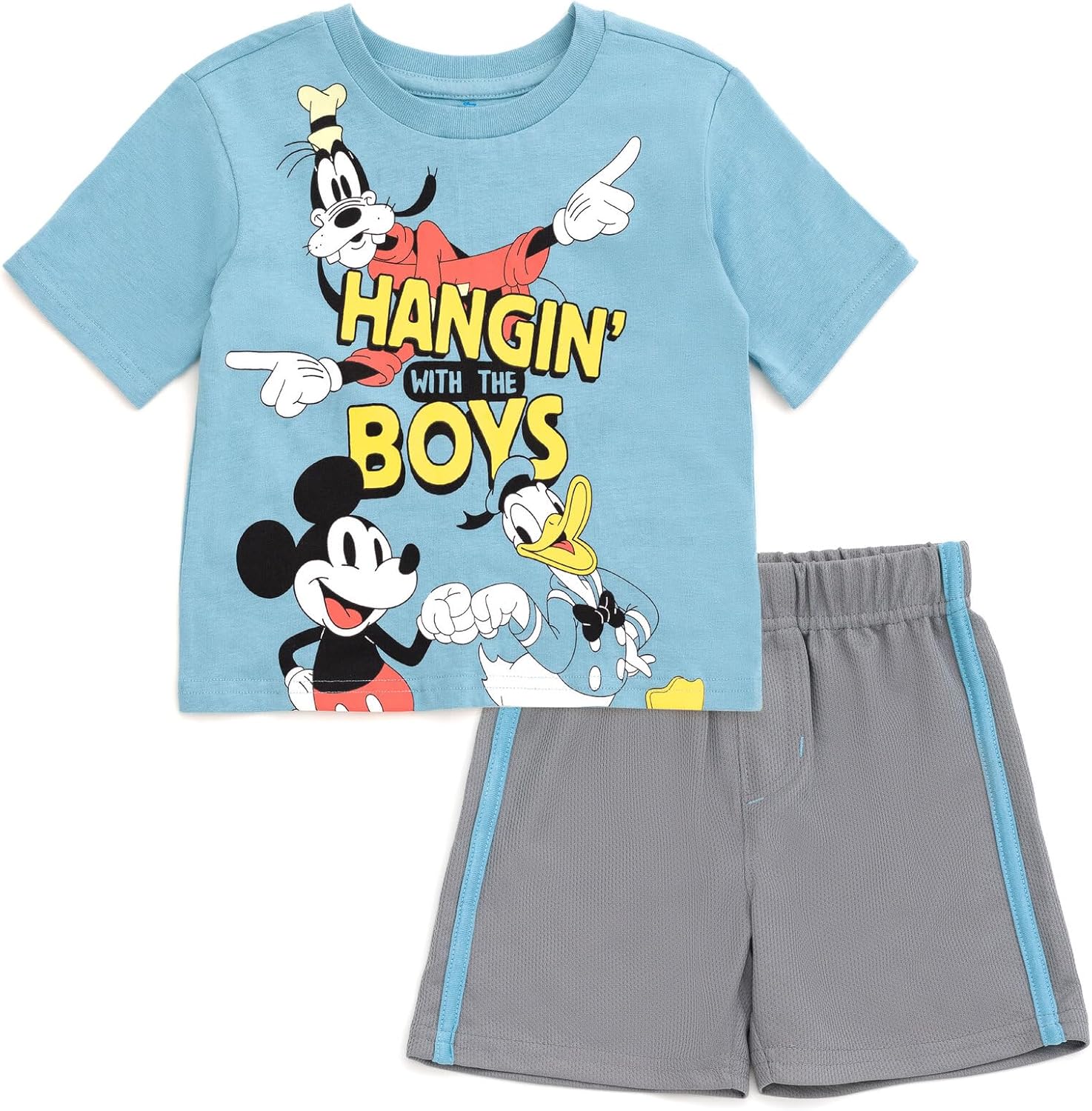 Disney Mickey Mouse Boys T-Shirt Mesh Shorts Set