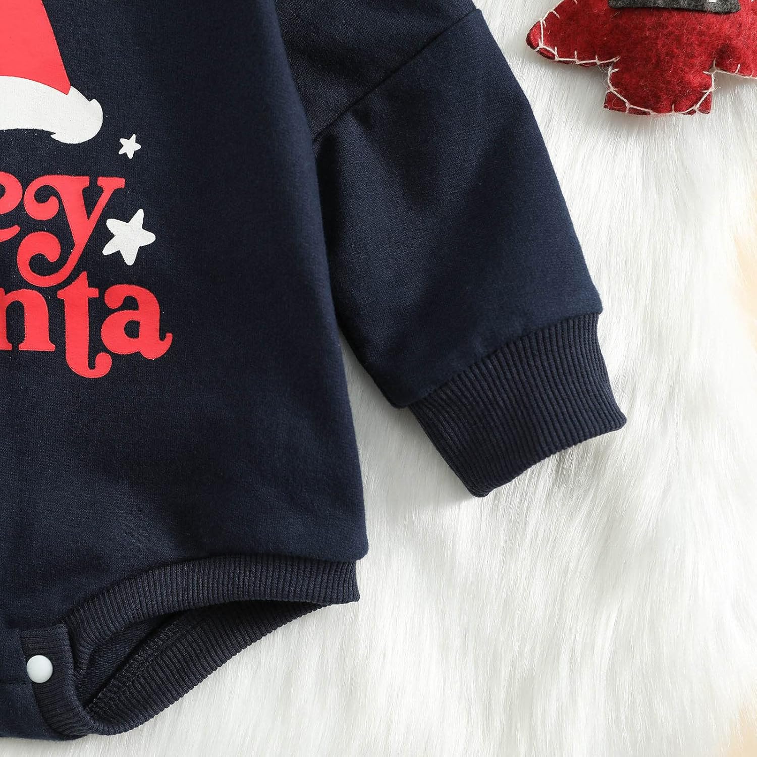 24-Month Toddler Christmas Sweater Boys Santa Design Long Sleeve Machine Washable