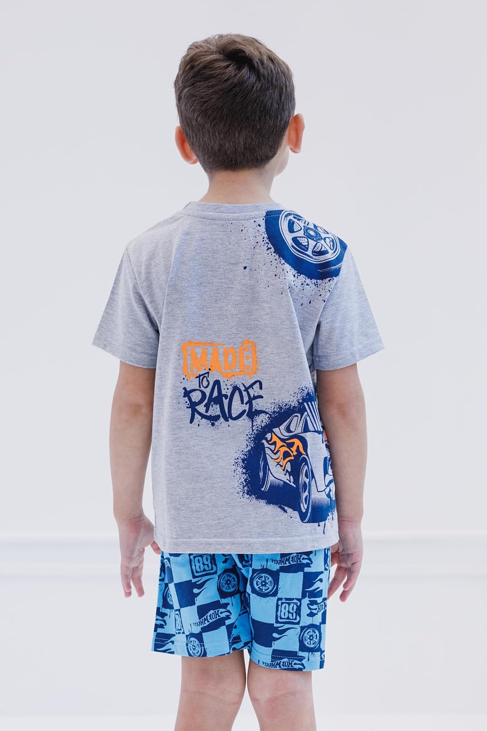 Explore Hot Wheels Little Boys Short Sleeve Tee Shorts Set