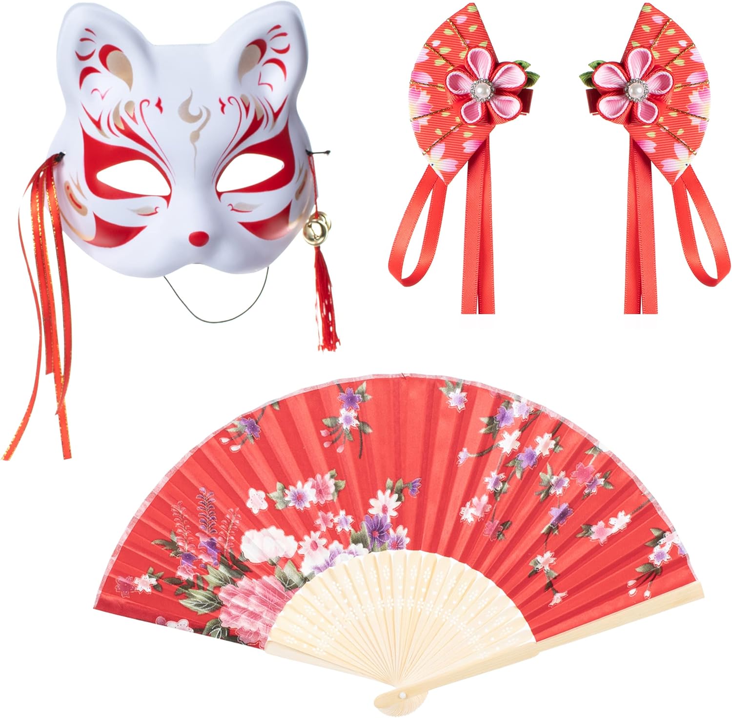 Japanese Trad Kids Kimono Robe Set 6 Piece Sizes 100-150cm