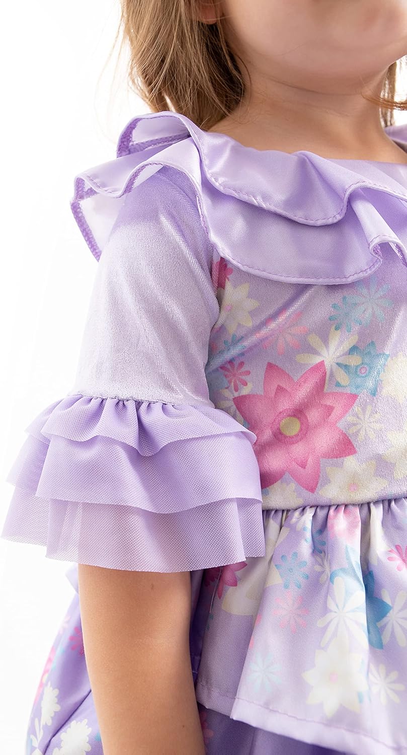 Little Adventures Flower Princess Dress Up Costume Machine Washable