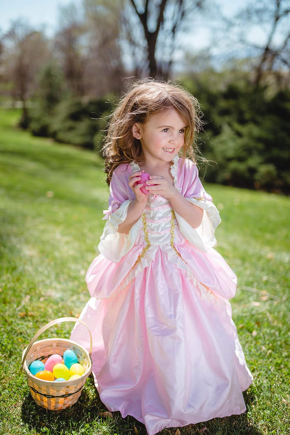 Little Adventures Pink Renaissance Princess Costume for Girls 5-7