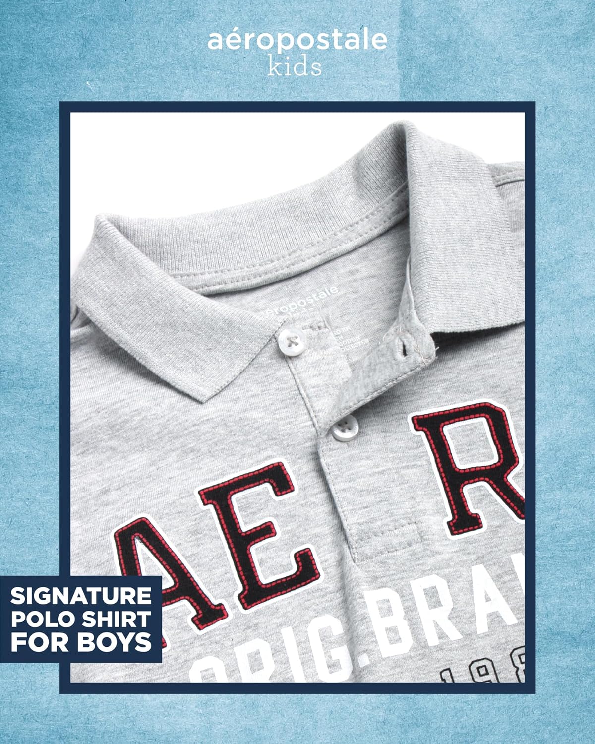 AEROPOSTALE Boys Short Sleeve Polo Shirt and Cargo Shorts Set