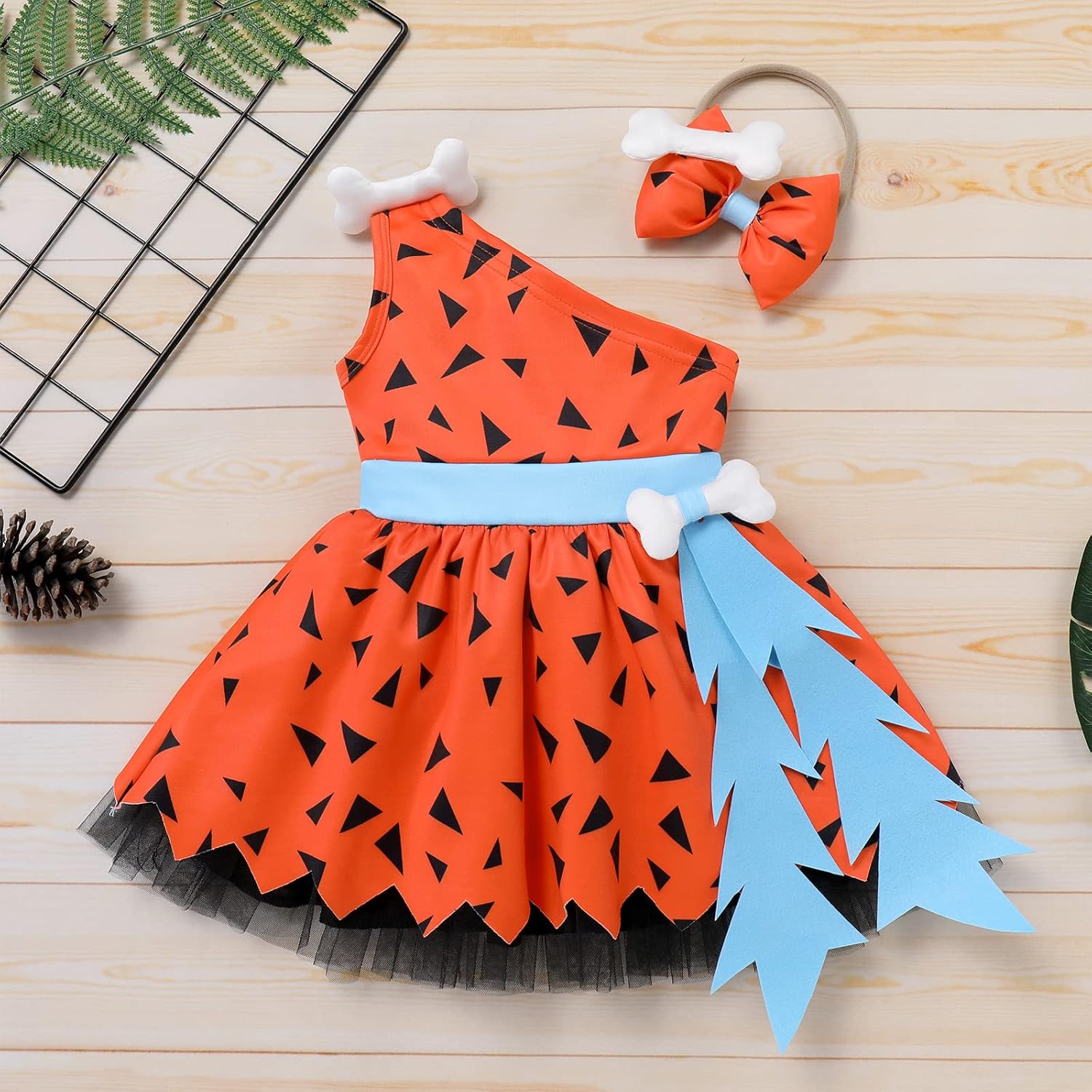 Caveman Cavegirl Halloween Costume Set for Kids