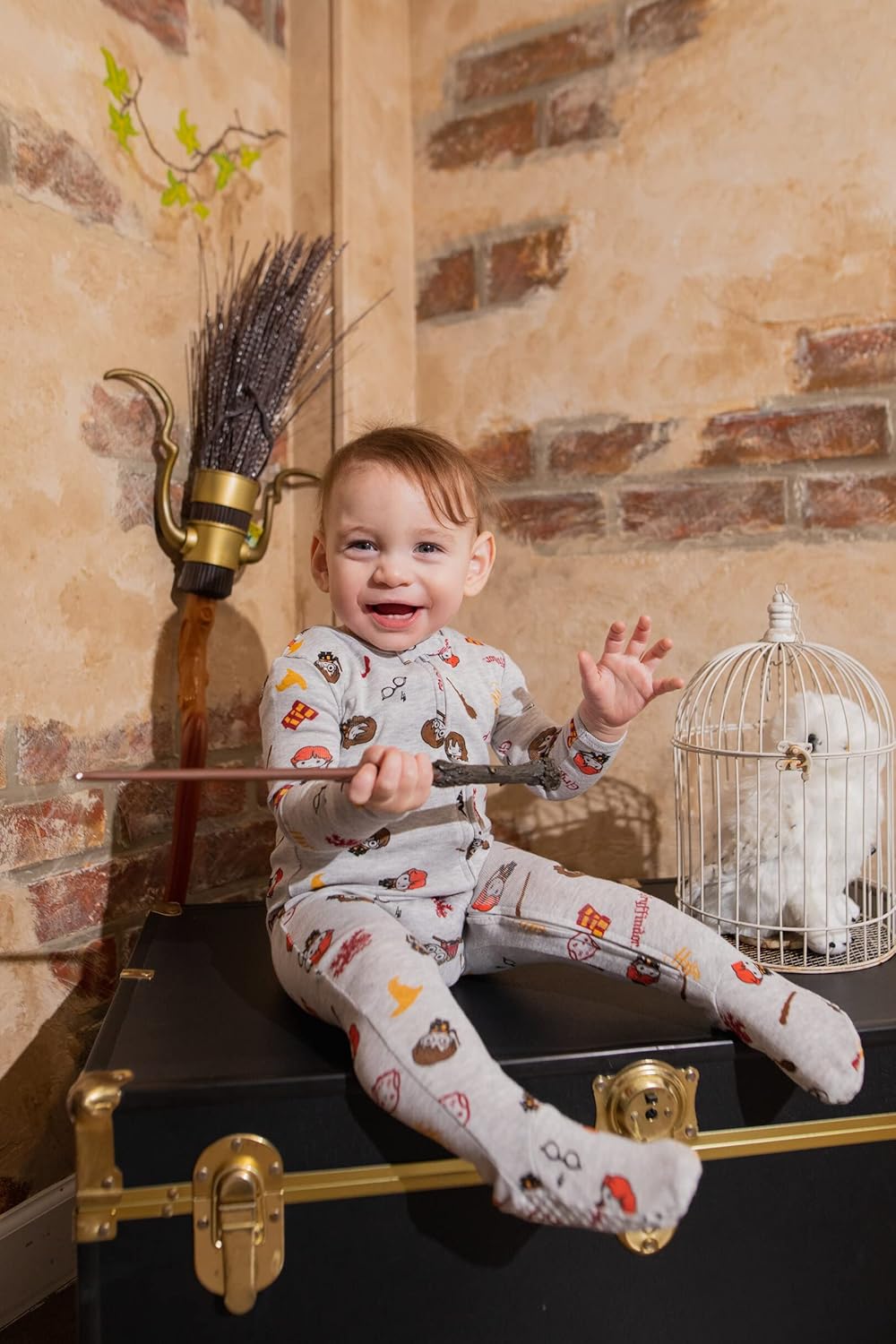 Harry Potter Baby 2-Piece Costume Sleep N Play Coveralls